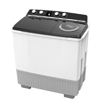 China Hotel Smeta 14KG Household Laundry Tub Twin Compact Semi Automatic Washing Machine With Air Turbo for sale