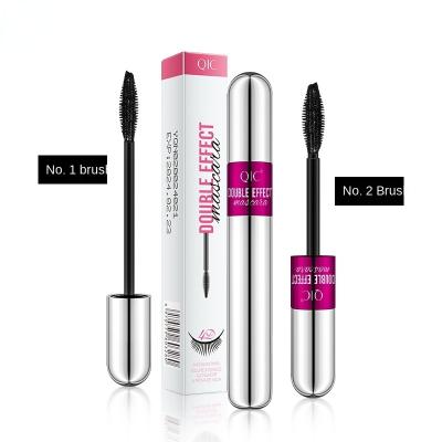 China Moisturizer Two In One Double Effect MascaraMakeup Waterproof 3D Eyelash Lengthening Curling Mascara for sale