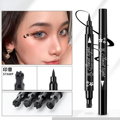 China XINGX embellishment smudge stamp fast-drying foreign trade makeup waterproof double-headed eyeliner waterproof liquid eyeliner no seal for sale