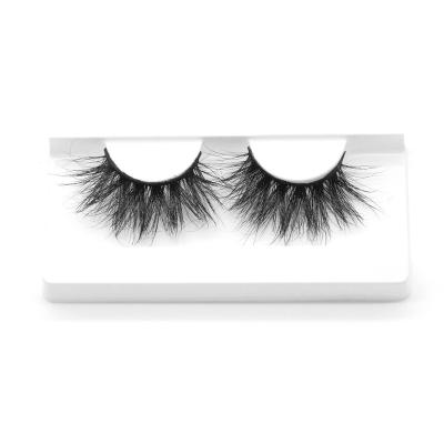 China Makeup Application Durable 25mm Mink Hair False Eyelashes Daily Lashes Lengthened And Thick 3d Mink Lashes for sale