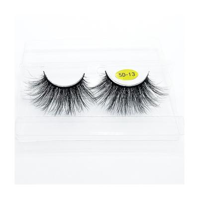 China Hot Selling Simulated False Eyelashes 5D Eyelashes Daily Makeup Application Wholesale 25mm False Mink Eyelashes for sale