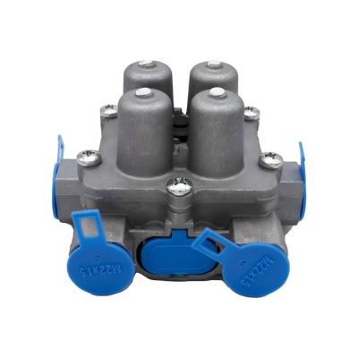 China Hot Sale Alloy Sinotruk Howo Truck Spare Parts Wg9000360523 Howo Four Circuit Protection Valve for sale