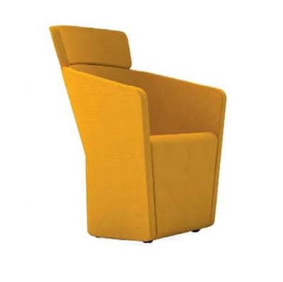 China High Quality Modern Leisure Lounge Chairs Armchair Soft And Comfortable Warm Yellow Luxury Accent Chair for sale