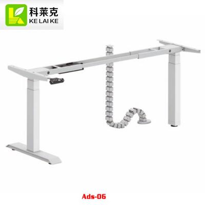 China Regular Electric Lift Table Two Motor Legs Height Adjustable Desk for sale