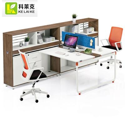 China Factory Sale Modern Design Desks Regular Double Workstation for sale