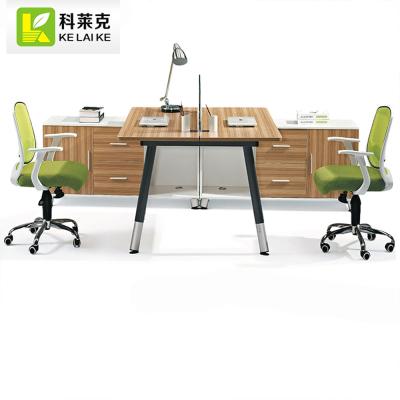 China Regular Hot Sale Office Furniture Double Seata Workstation Staff Computer Desk 2 Seat Workstation for sale