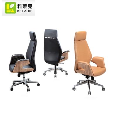 China Latest New Regular Leather Office Tall Executive White Armchair for sale