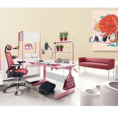 China Glossy Paint Adjustable Kids Desk Study Table and Wing Chair (Other) for Kids Bedroom Room Girls Study Desk for sale