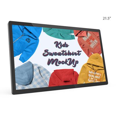 China Waterproof Wall Mount 21.5 Inch Capacitive Touch Screen Quad Core Digital Signage Advertising Displayer Android Tablet for sale