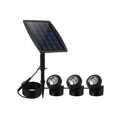 China Solar Garden Pond Lights Submersible Lights Landscape Lights Underwater IP68 Waterproof for Outdoor Pond Garden Landscape for sale