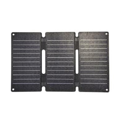 China 7w Solar Panel Battery Charger Outdoor Charging Foldable Portable Kit with Dual Solar Panel Mobile Phone Chargers Laptop Foldable Solar Charger for sale