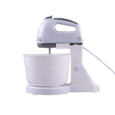 Cina Factory price stand cake hand mixer with bowl stainless stand food mixer semi-automatic multifunctional electric egg beater in vendita