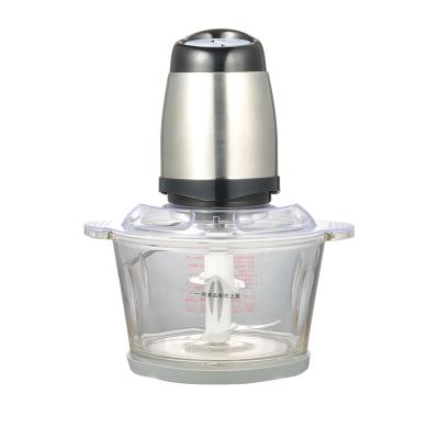 China Electric 2 Speeds Stainless Steel Electric Chopper Automatic Mincing Machine Quiet Food Processor Meat Grinder à venda