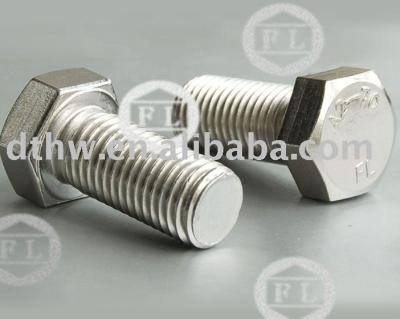 China Made In China Stainless Hex Head Bolt DIN933 GB for sale