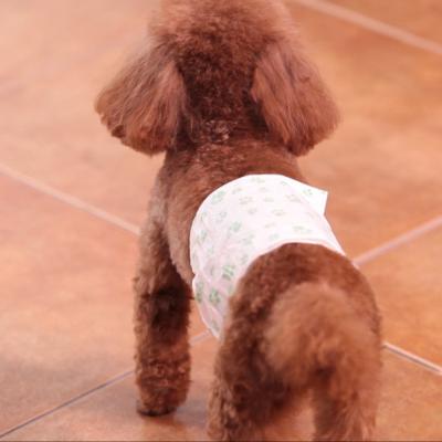 China Sustainable Disposable Comfortable Pet Diaper Dog Diapers  Size20.5*61cm For All Dog Breeds for sale