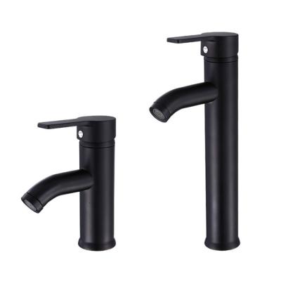 China 2022 Single Hole Water Faucet Single Hole Faucet Sink Faucet Sense Taps Bathroom Basin Faucet Mixer Deck Mounted for sale