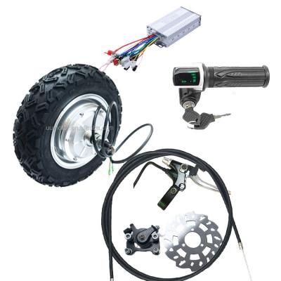 China Single Wheel 10 Inch 48v 800w Hub Motor Kit DC For Electric Scooters for sale