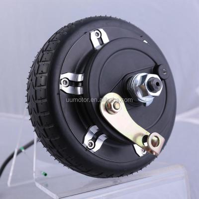 China 25km/h 24v 36v 250w brushless dc folding drum braking 6 inch hub gearless motor for e scooter for sale