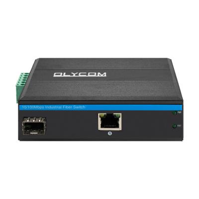 China Transport 1 RJ45+1 Million Bit Outdoor Fiber SFP Port Ethernet Industrial Media Converter For FTTH for sale