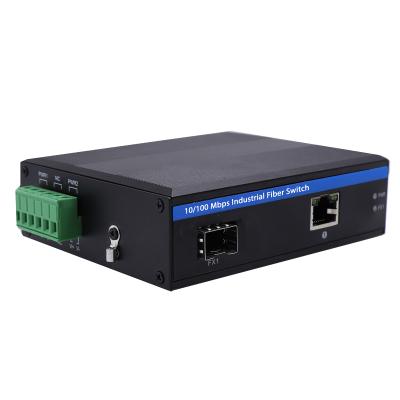 China Telecommunication & Surveillance 1 Fiber to 1 UTP 10/100Mbps POE Industrial Fiber Ethernet Media Converter for POE IP Camera for sale