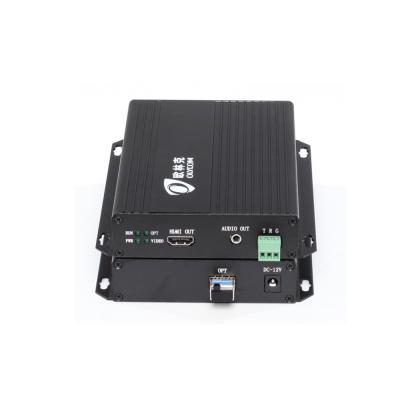 China Uncompressed Security System 20km LC 1ch HD Video Optical Transmitter Converter With Audio for sale