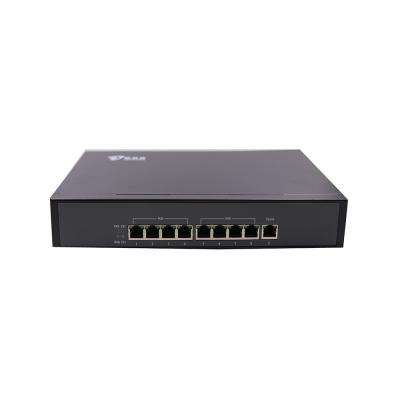 China FTTH project 1UTP 1000M uplink+8 million bit downlink RJ45 Ethernet PoE PSE switch 8 port for sale