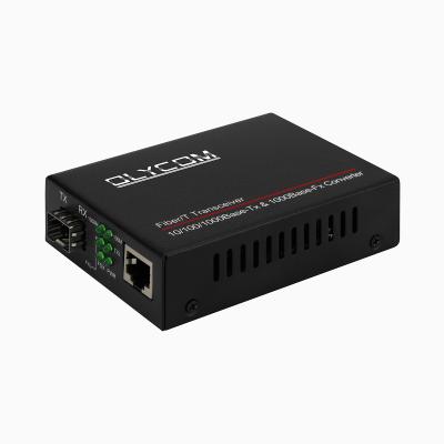 China Telecom Network DC48V SFP LC Fiber To Ethernet 1000M Gigabit POE Media Converter for sale