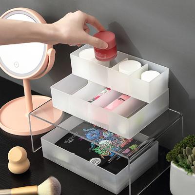 China Plastic Clear Viable Compartments Organizer Jewel Bead Case Cover Container Drawer Storage Box For Jewelry Pill for sale