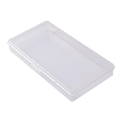 China New Viable Stickers Stationery Container Art Tool Case Storage Box Plastic Organizer For Craft Office for sale