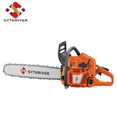 China Big Power 65cc Gasoline Chinese Chainsaw Performance 2-Stroke Wood Cutting Machine for sale