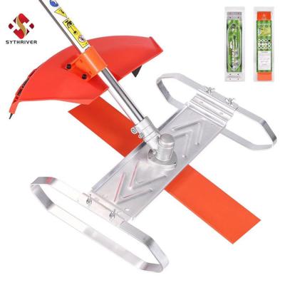 China Custom Logo Wholesale Quick Cut Garden Tools Lawn Mower Aluminum Metal Blade Anti-Slip for sale