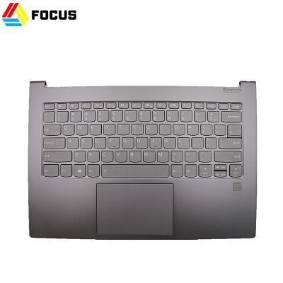 China New Genuine Palmrest Gray Laptop With Keyboard Touchpad For Lenovo Yoga C930-13 Top Cover Case Upper Housing 5CB0S72607 For Lenovo Yoga C930-13 for sale