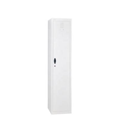 China Cold Rolled Steel Personal Hot Sale Metal Closet Clothing Locker Door Locker Single Cabinet,Steel Safe Cabinet and Adjustable Shelves for sale