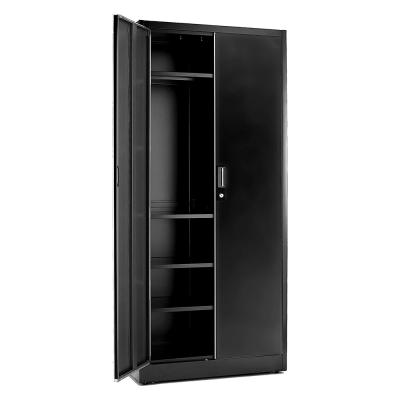 China 0.5-1.2mm SPCC Cold Rolled Metal Cabinet Factory Direct Sale Double 2 Doors Steel Adjustable File Storage Cabinet GDLT for sale