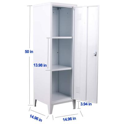 China GDLT Adjustable Office Single Door (Other) Metal Locker Cabinet Home Clothes Locker School Steel Steel Storage Locker for sale