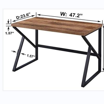 China Disassembly modern design low price table computer desk metal steel frame for home and office for sale