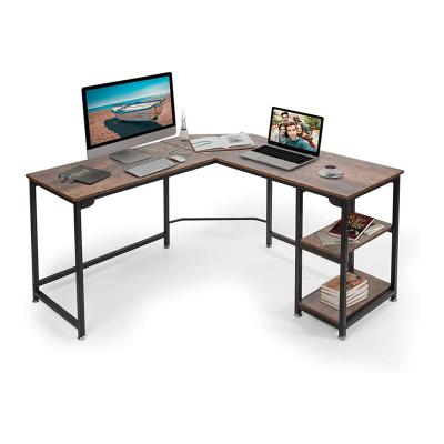 China Modern Simple Fashion Computer Desk Corner Simple L Shaped Table For Study Work for sale