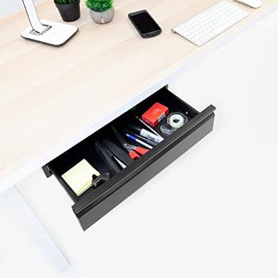 China Under Desk Mounts To Tables And Desk Workbenches Under Desk Drawer Pull-Out Kit With Smooth Sliding Track for sale