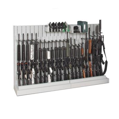 China Easy to expand with additional EWR Panels Expandable Steel Single Sided Construction Rack Storage Weapon Gun Racks for sale