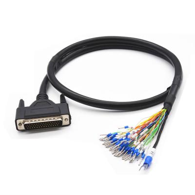 China Industrial Flexible PVC Twisted Data Shielded Cable 44 Pin I/O Connector Servo Motor 44 Core PLC Control Cable for sale