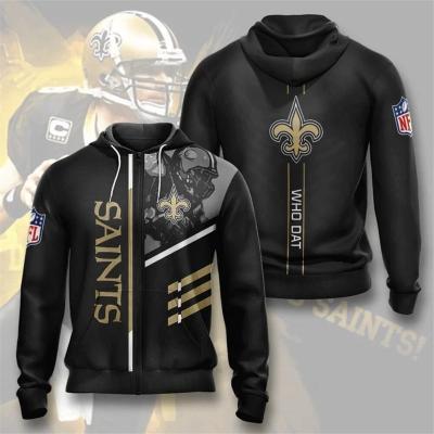 China Anti-wrinkle zip up custom design football hoodie mens logo shirt nfl hoodie nfl hooded tank top zip up hoodie for sale