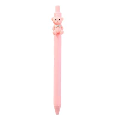 China Bear Press Neutral Student Black Signature Water Statis Normal Cute Kawaii Parks Office Stationery for sale