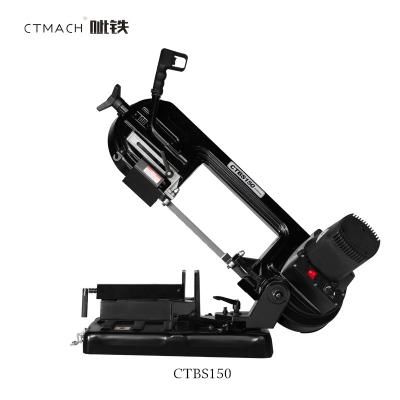 China Building material stores factory metal band saw horizontal band sawing machine metal cutting machine CTBS150 for sale