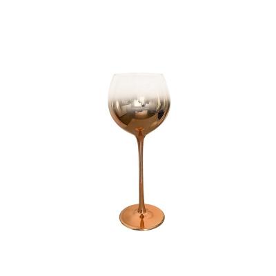 China COLORFUL WITH GOLD RIM Wholesale Custom Color Wedding Glassware Tumbler Cup For Party for sale