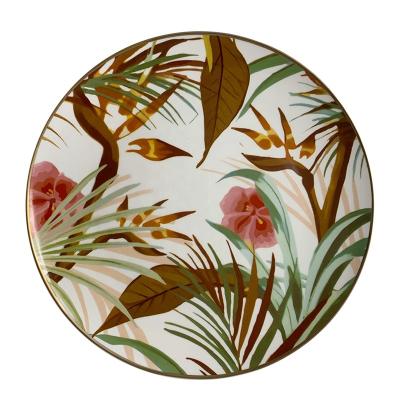 China Sustainable Maysun Eco-Friendly Cheap Round Ceramic Charger Plate For Wedding Party for sale