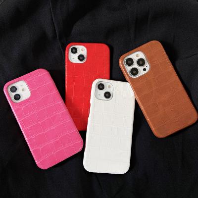 China New Luxury Shockproof Fashion Crocodile Pattern Phone Case For iphone 13 12 11 pro mini X XR XS 7 8 plus SE2020 max cover for sale