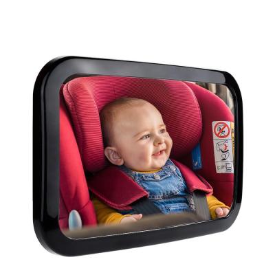 China Rear Facing Mirror For Baby Big Wide Rear Facing Shatterproof Adjustable Infant Kids Baby Mirror In Car for sale