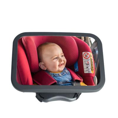 China Rear Facing Mirror For Baby Large Wide Rear Facing Toy Car Rear Seat Unbreakable Adjustable Infant Baby Kids Safe Mirror for sale