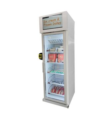 China Micron Flesh Vending Machine Freezer Micron Frozen Food Smart Freeware Fish Fridge Vending Machines For Sale for sale