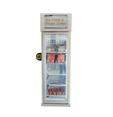 China Micron Free Software Frozen Food Vending Machine Credit Card Reader Smart Refrigerator Vending Machine For Sale for sale